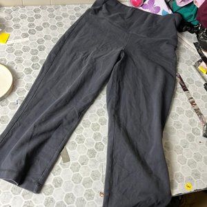 Old Navy Small Gray Elastic Waist Cropped Leggings